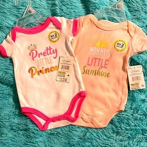 NEW infant swiggles girls onesies